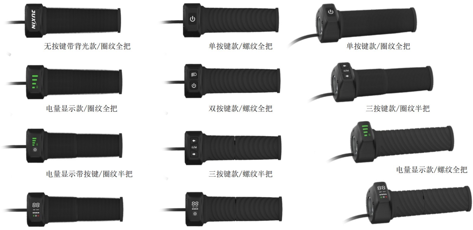 265 full/half-grip throttle series