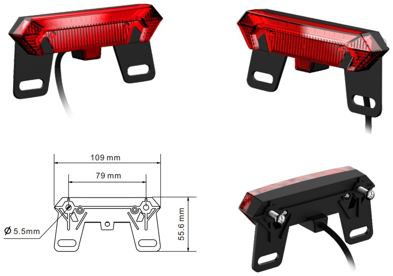 D11055 tail light