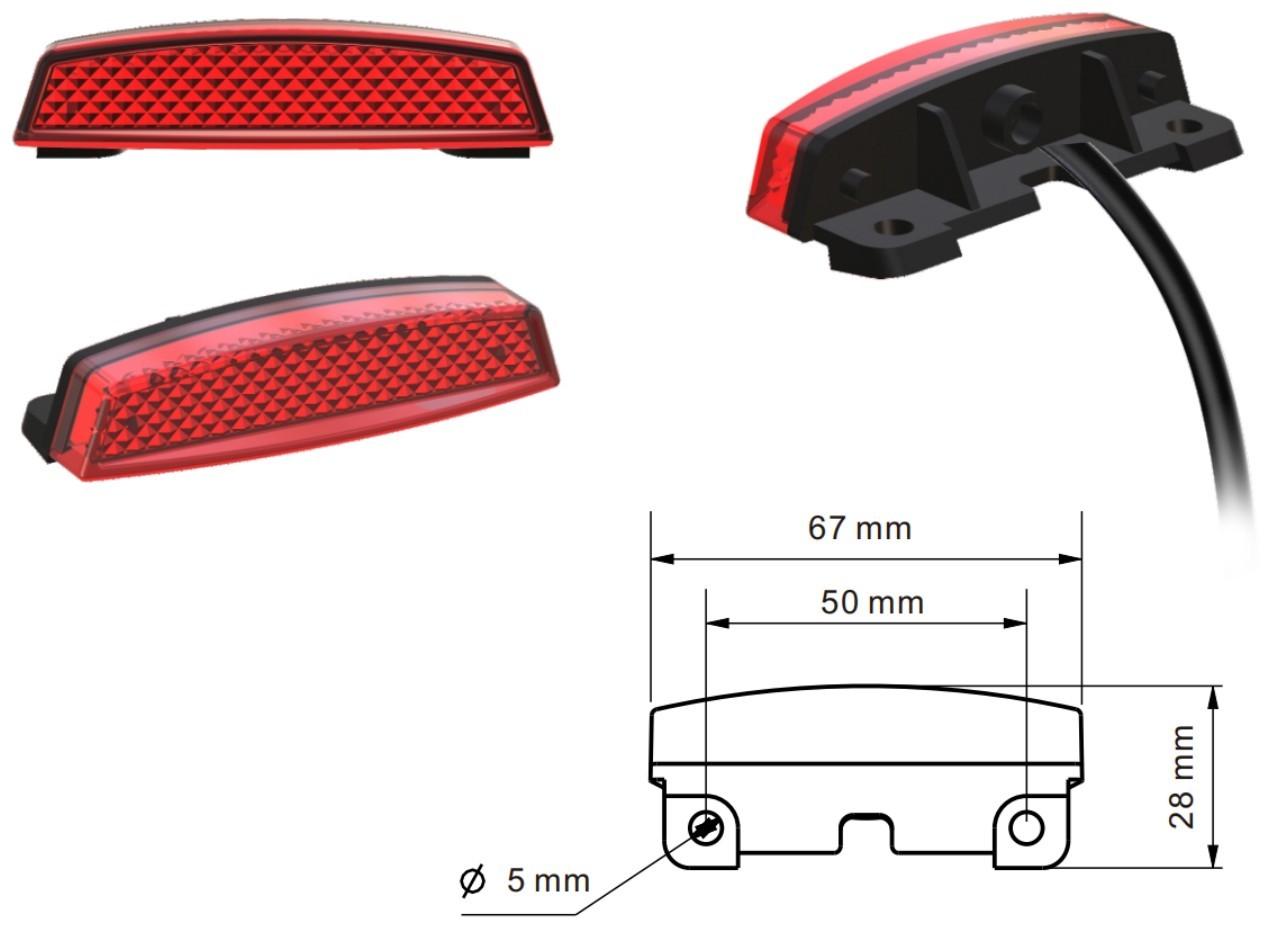 D6015 tail light